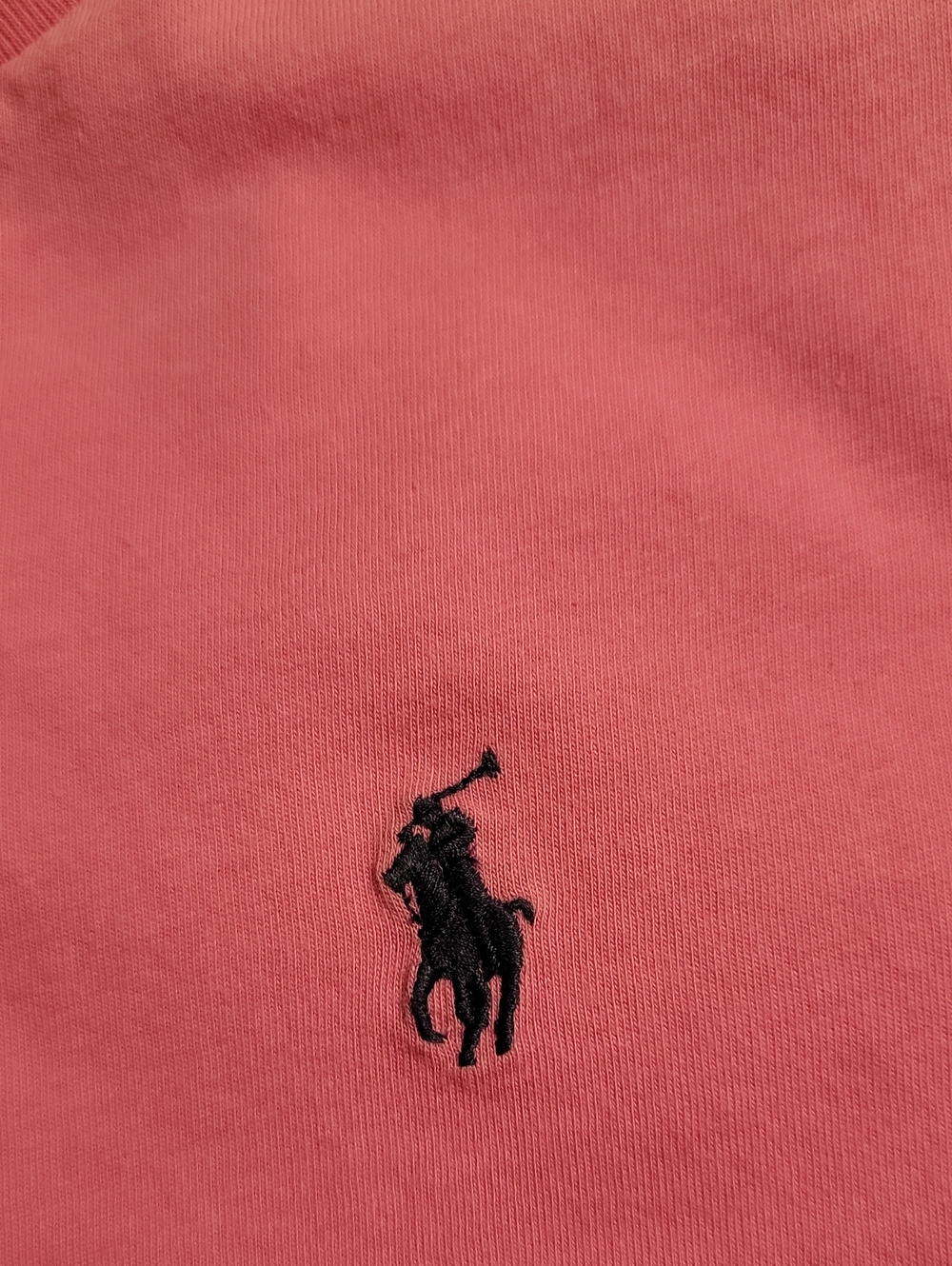 Polo Ralph Lauren Pink Crew Neck T-Shirt Short Sleeve Pony Logo Sz M - Picture 4 of 5